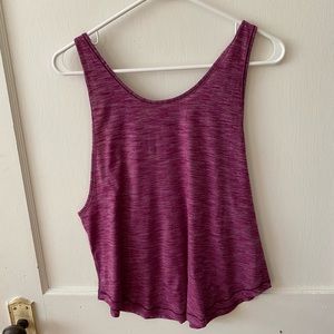 Women’s Lululemon Cropped Muscle Tank Top in Pink